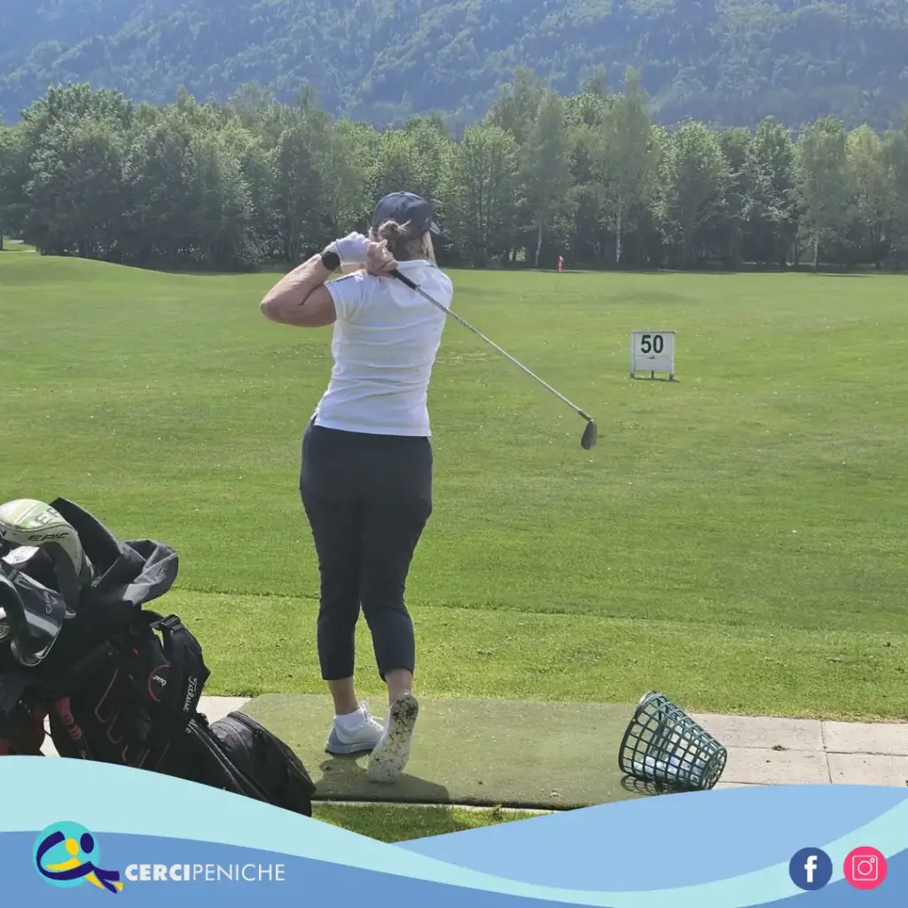 Participante da atividade de golf, do Projeto “CERCINAction GOLF” e do Projeto Erasmus+