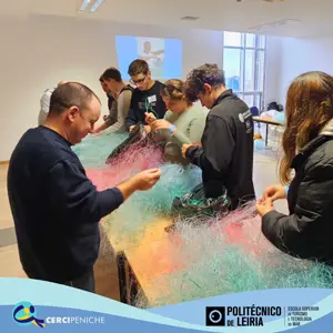 Participação da Cercipeniche e da escola ESTM, por parte do evento Animarte - Dia Aberto do Turismo